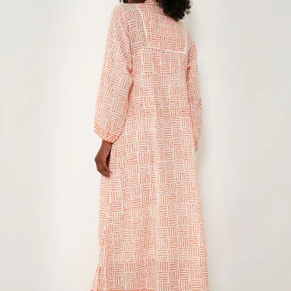 Tuckernuck MAREA Coral Endless Summer Kaftan - Picture 4 of 11